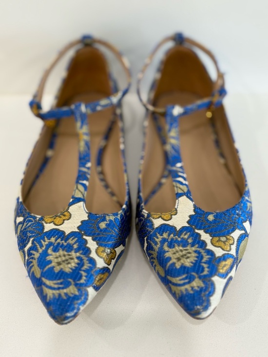 Tory Burch Shoes - Tory Burch Silk Brocade Mary Jane Flats – Size 8.5 ✨